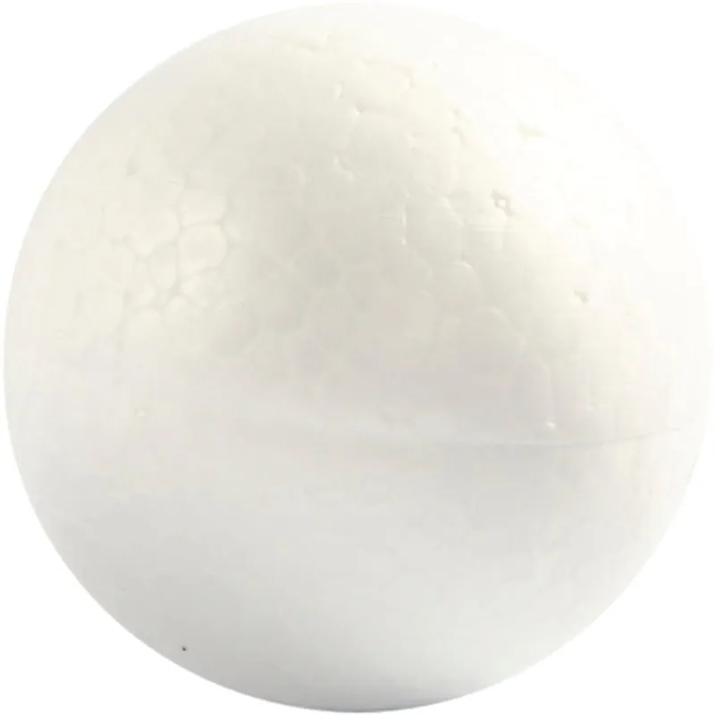 Kulor, Dia. 5 cm, vit, 5 st./ 1 förp. [HOB-543040]