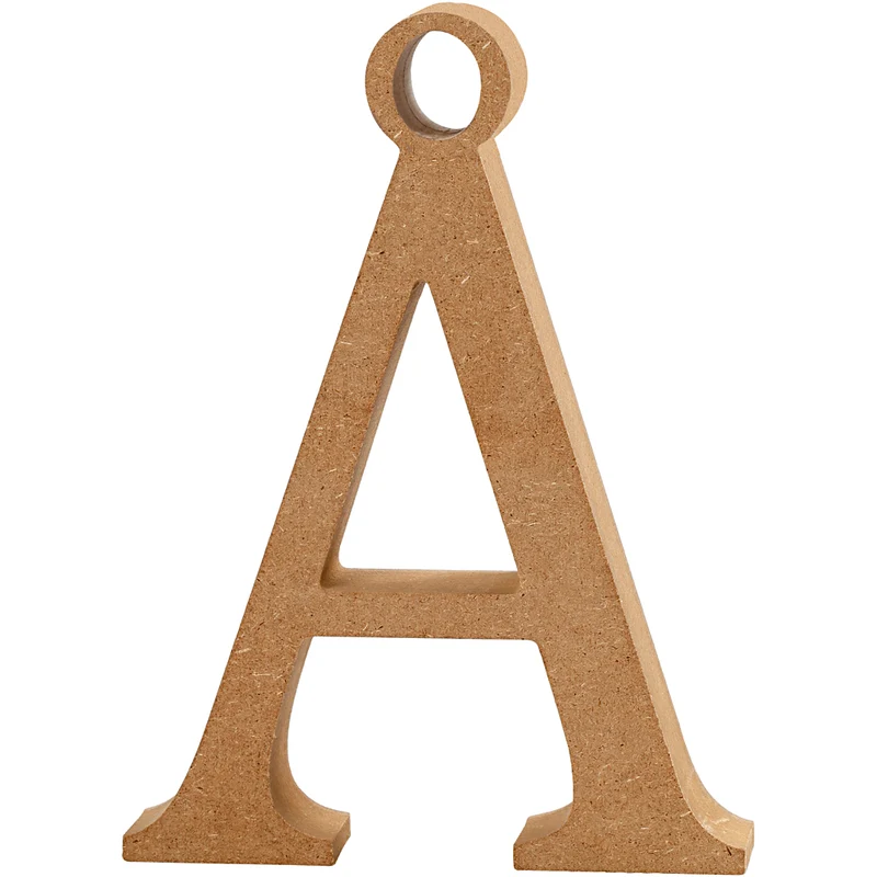 Bokstav, Å, H: 8 cm, tjocklek 1,5 cm, 1 st. [HOB-56388]
