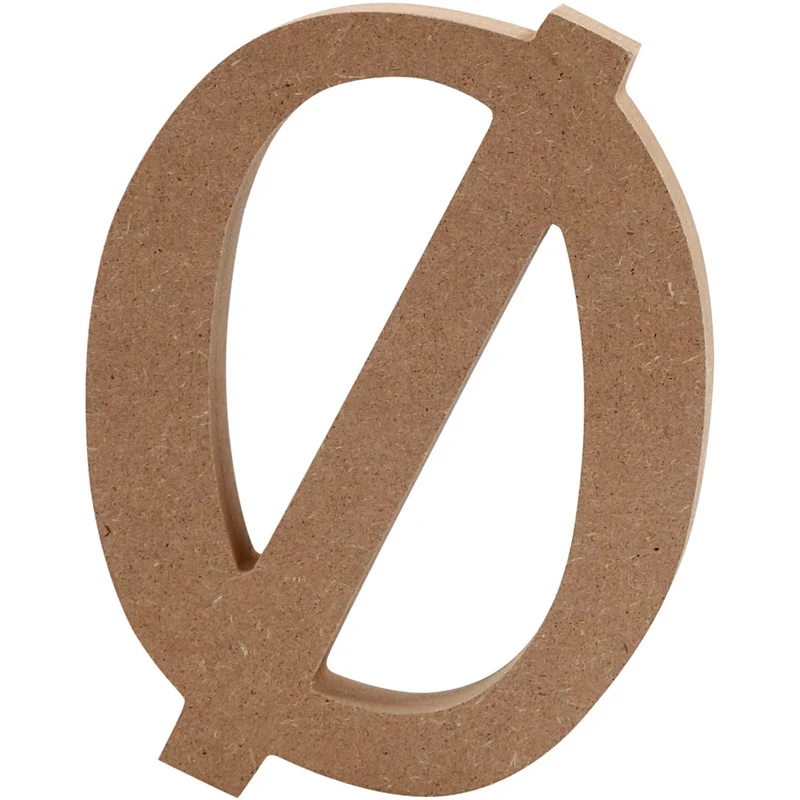 Bokstav, Ø, H: 8 cm, tjocklek 1,5 cm, 1 st. [HOB-56387]