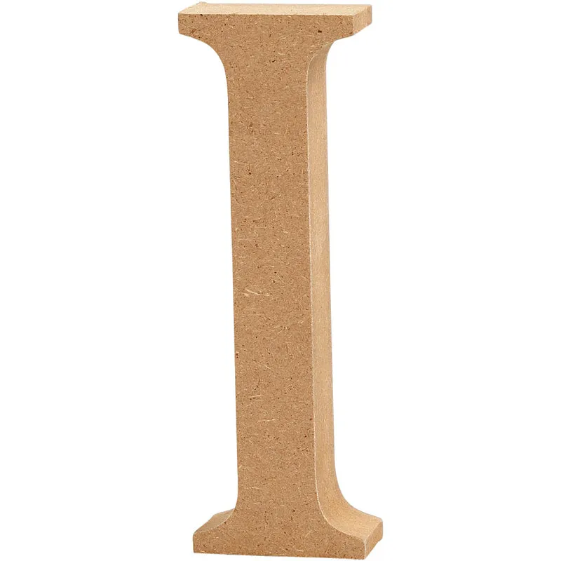 Bokstav, I, H: 13 cm, tjocklek 2 cm, 1 st. [HOB-56318]