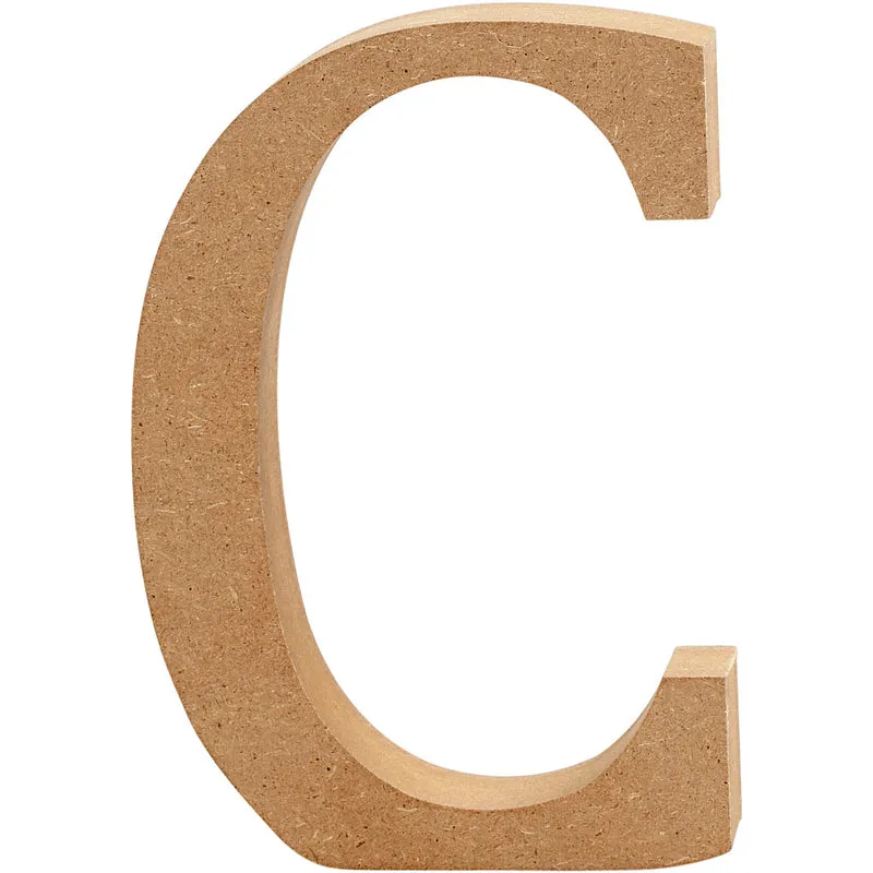 Bokstav, C, H: 8 cm, tjocklek 1,5 cm, 1 st. [HOB-56362]