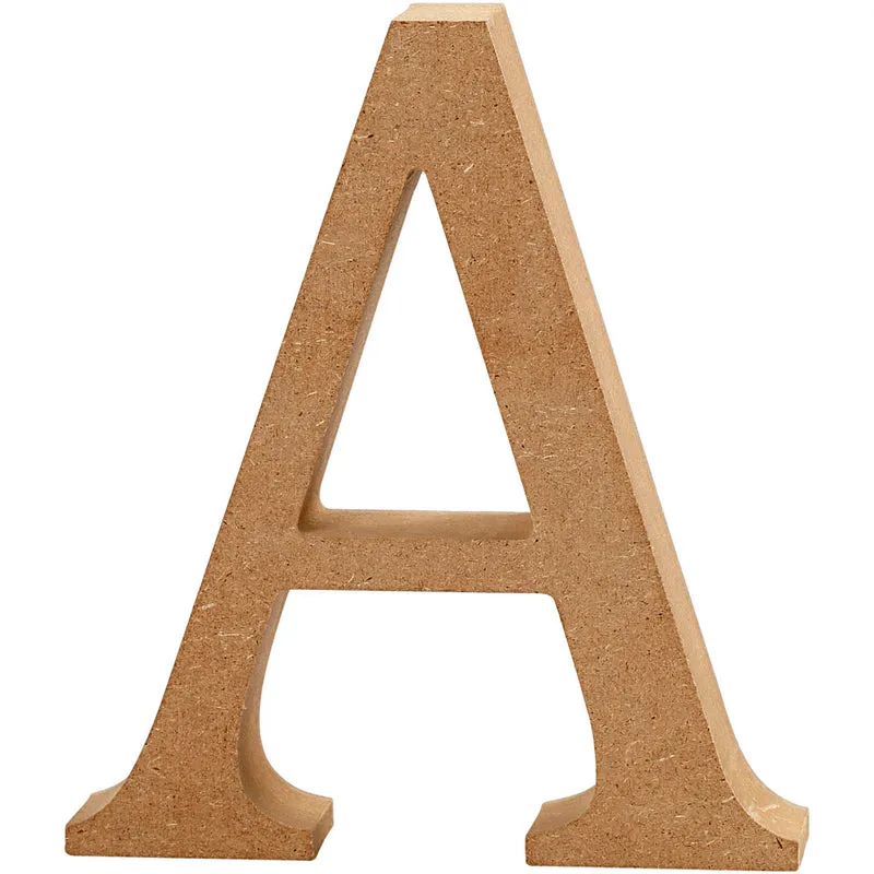 Bokstav, A, H: 8 cm, B: 7 cm, tjocklek 1,5 cm, 1 st. [HOB-56360]