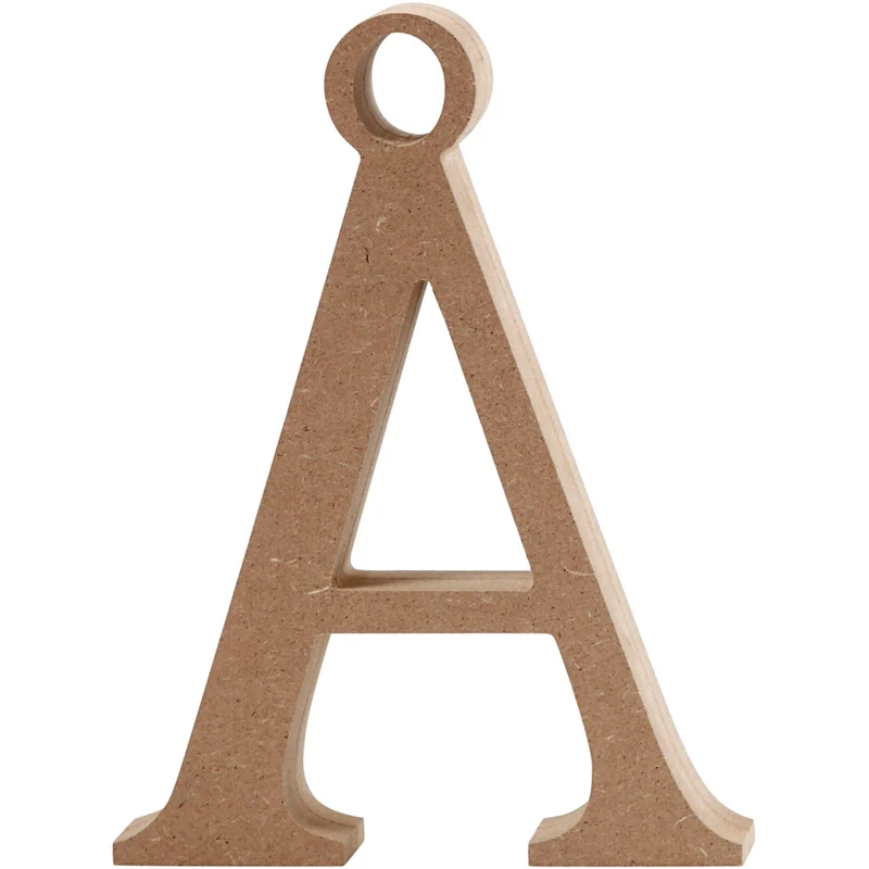 Bokstav, Å, H: 15,5 cm, tjocklek 2 cm, 1 st. [HOB-56351]