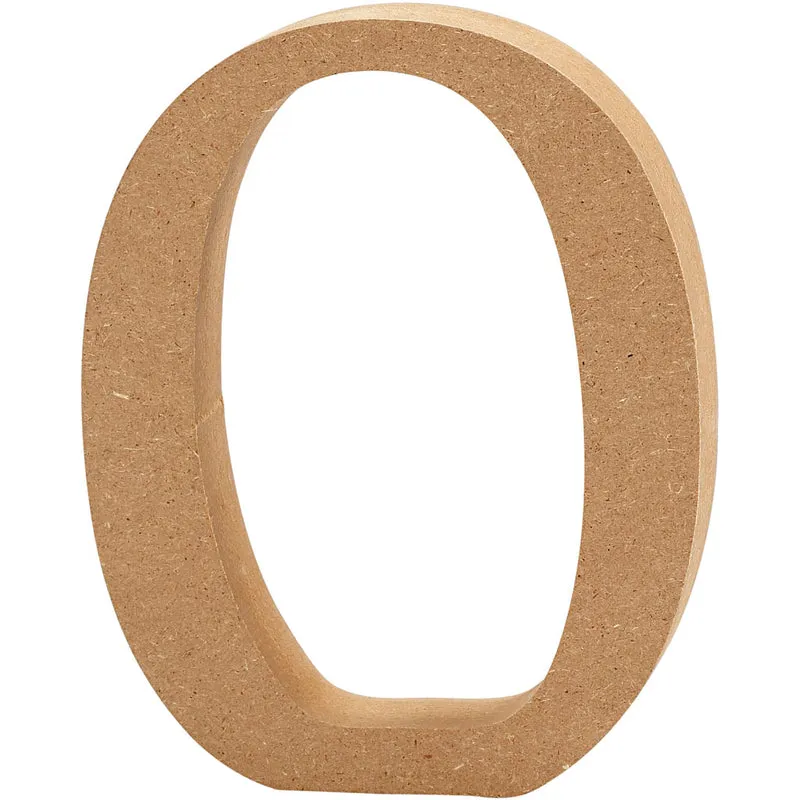 Bokstav, O, H: 13 cm, tjocklek 2 cm, 1 st. [HOB-56324]