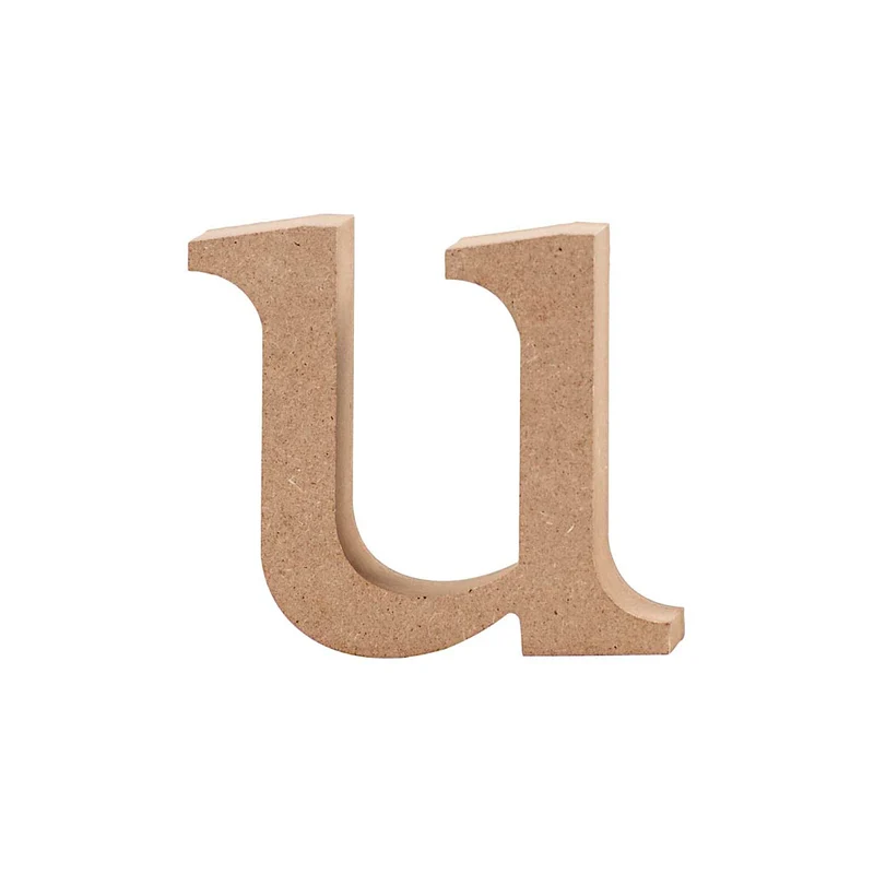 Bokstav, u, H: 8,5 cm, tjocklek 2 cm, 1 st. [HOB-56260]