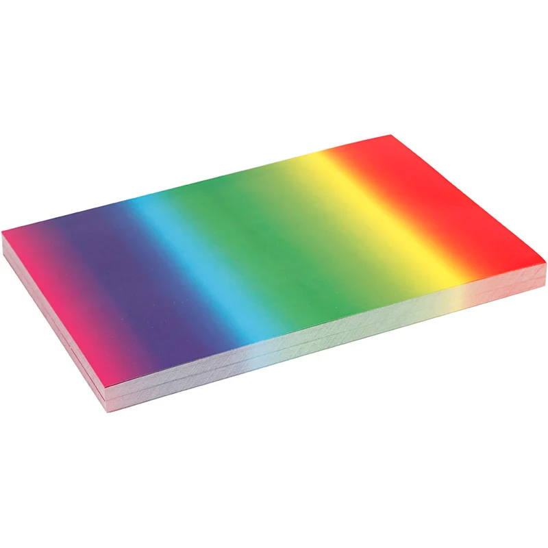 Regnbågskartong, A4, ark 210x297 mm, 180 g, 100 ark/ 1 förp. [HOB-22983]