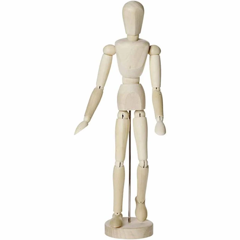 Modelldocka, Man, H: 30 cm, 1 st. [HOB-22160]