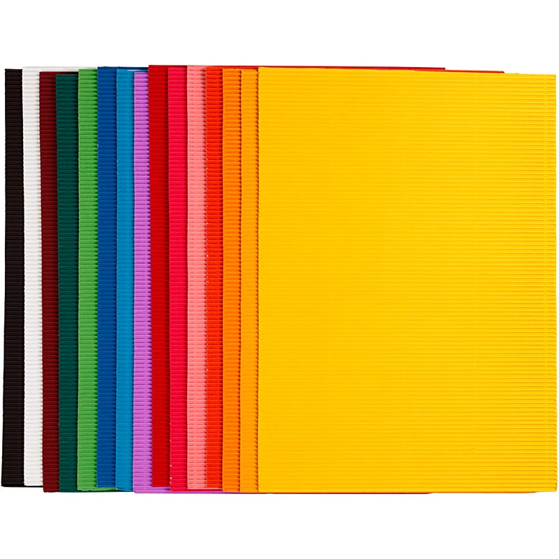 Wellpapp, ark 25x35 cm, 80 g, 15 mix. ark/ 1 förp. [HOB-21927]