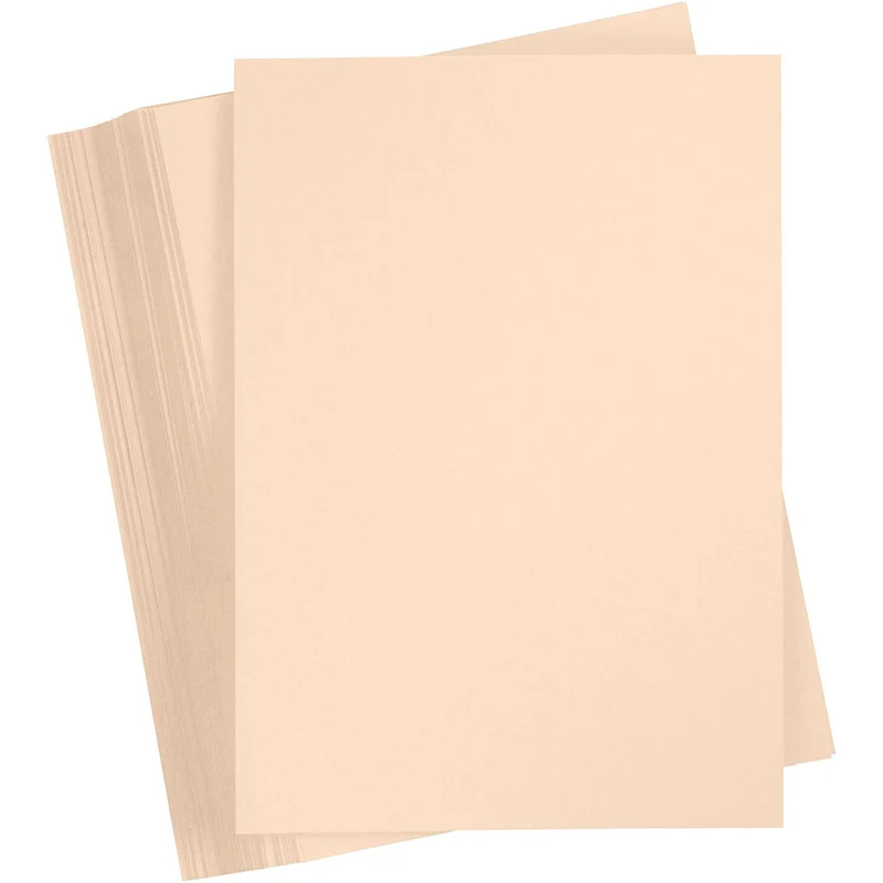 Färgad Kartong, A4, ark 210x297 mm, 180 g, beige, 100 ark/ 1 förp. [HOB-21728]