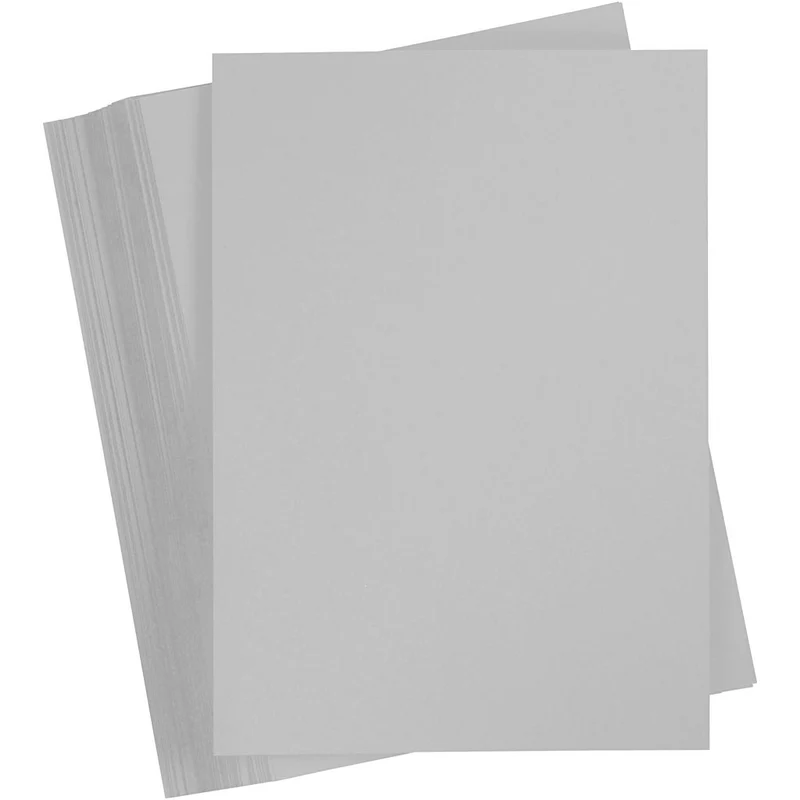 Färgad Kartong, A4, ark 210x297 mm, 180 g, grå, 100 ark/ 1 förp. [HOB-21726]