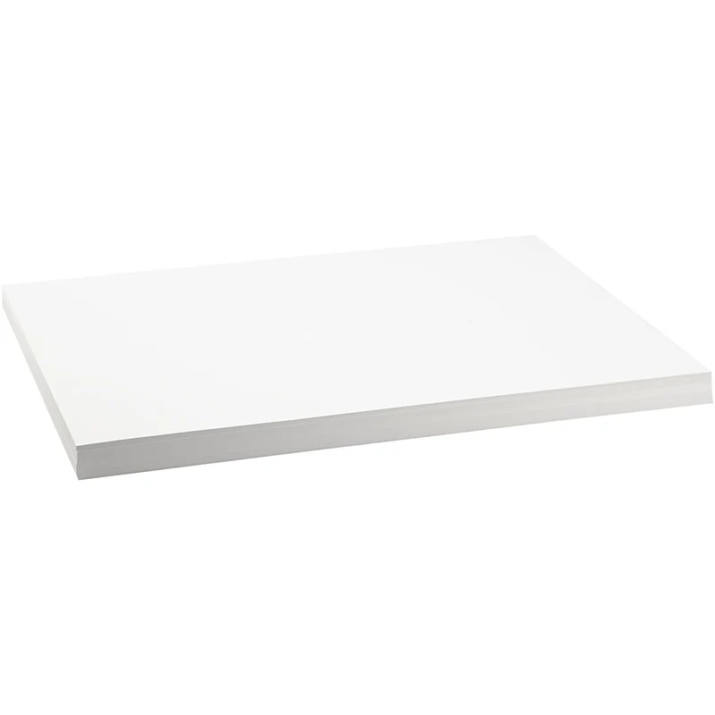 Färgad kartong, A2, ark 420x594 mm, 250 g, vit, 100 ark/ 1 förp. [HOB-21650]