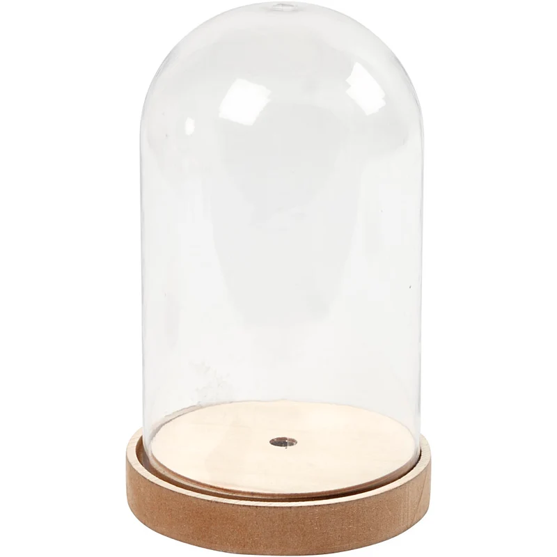 Kupa på träfot, H: 18 cm, Dia. 11 cm, 1 förp. [HOB-52163]