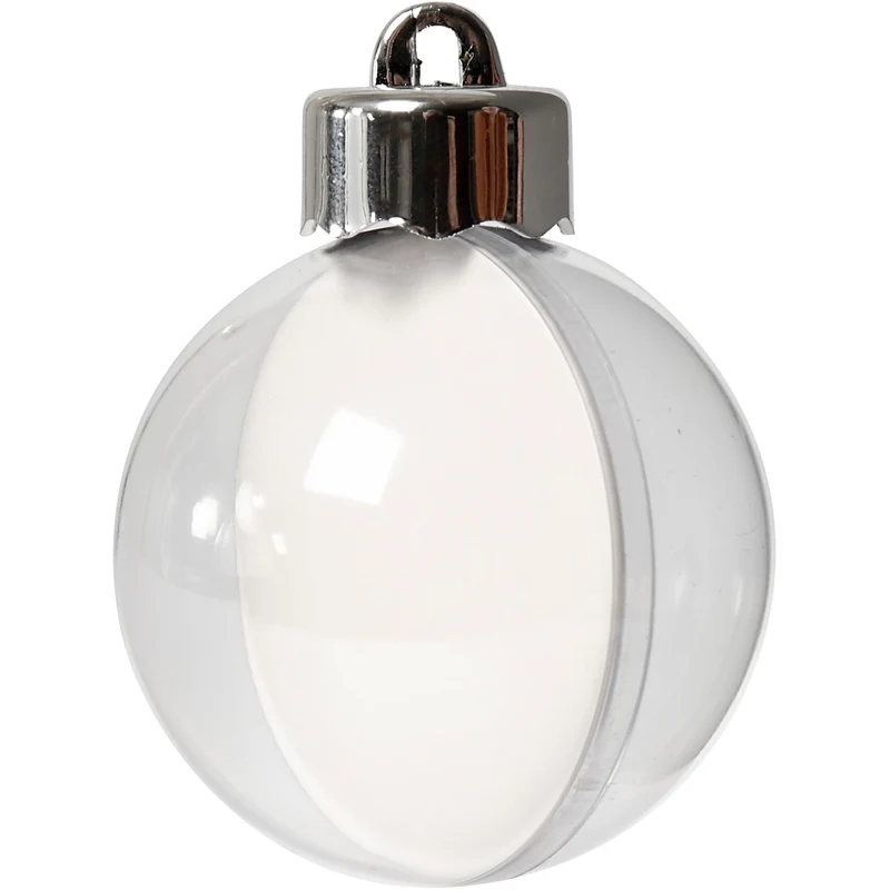 Deko-kula, Dia. 5 cm, transparent, 10 st./ 1 förp. [HOB-52143]