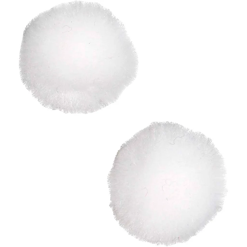Pompoms, Dia. 20 mm, vit, 100 st./ 1 förp. [HOB-51858]