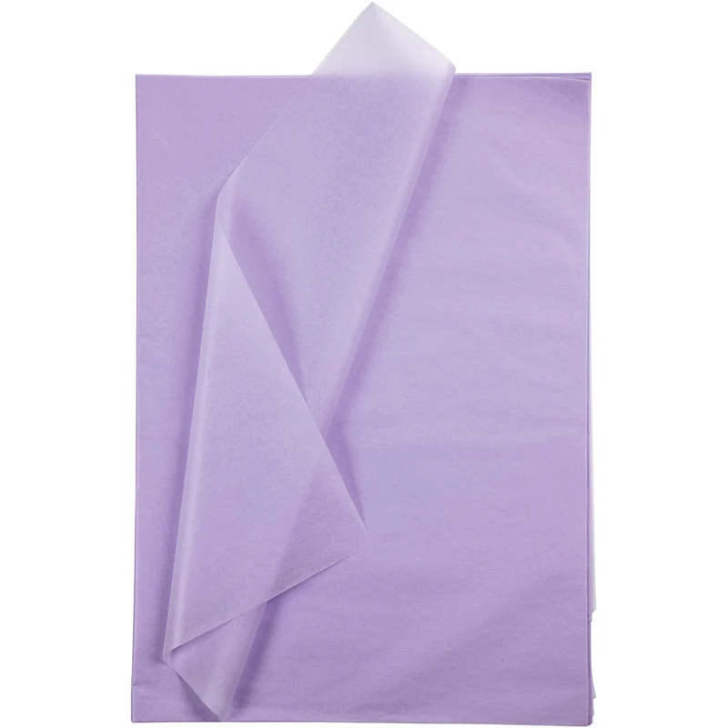 Silkespapper, ark 50x70 cm, 17 g, ljuslila, 10 ark/ 1 förp. [HOB-200890]
