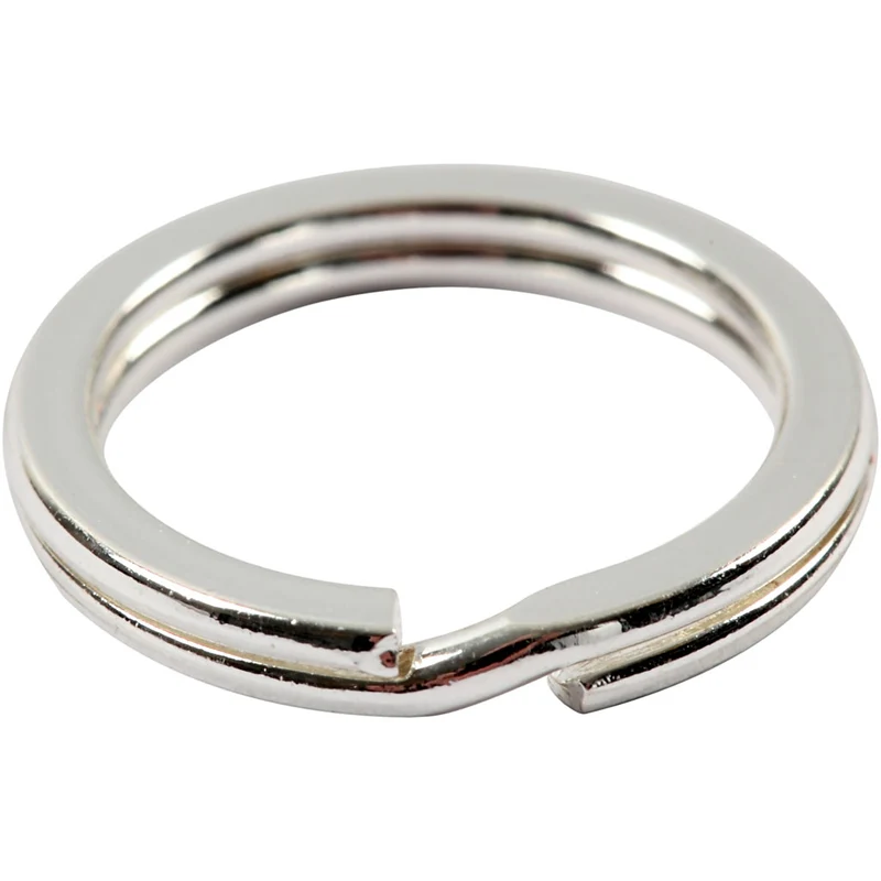 Splitring, Dia. 15 mm, försilvrad, 15 st./ 1 förp. [HOB-52609]