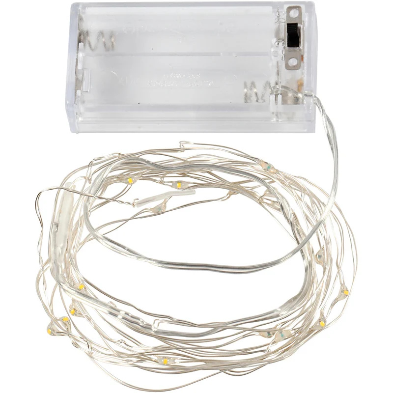 LED ljusslinga, L: 3,15 M, silver, 1 st. [HOB-52329]