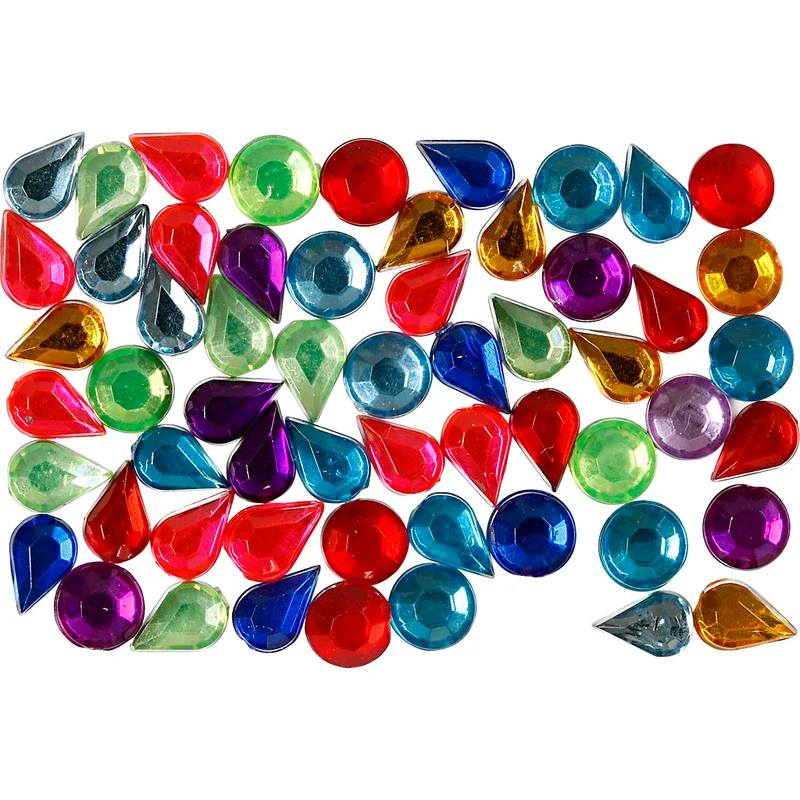 Rhinestones, stl. 5 mm, 15 g/ 1 förp. [HOB-522861]