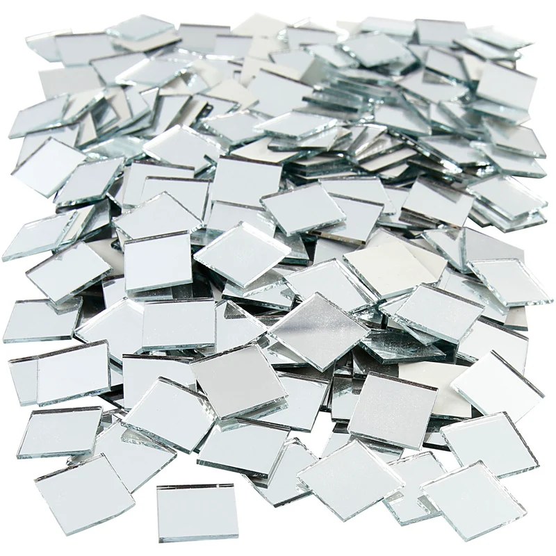 Spegelmosaik, stl. 16x16 mm, tjocklek 1 mm, 500 st./ 1 förp. [HOB-52279]