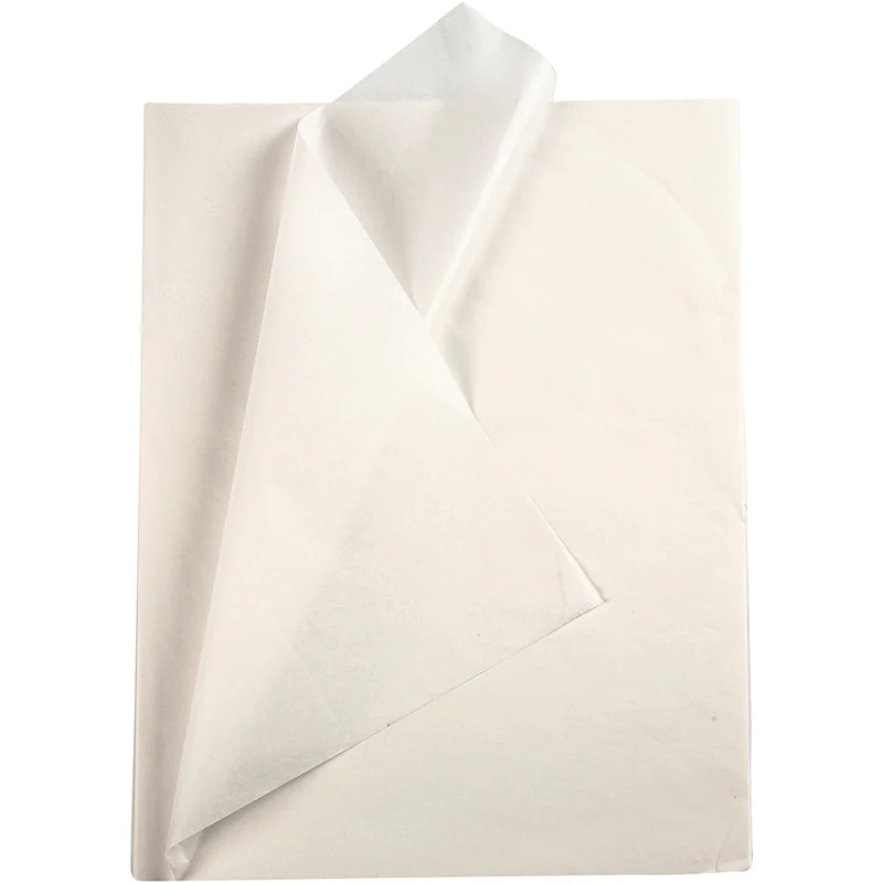 Silkespapper, ark 50x70 cm, 17 g, vit, 25 ark/ 1 förp. [HOB-20860]