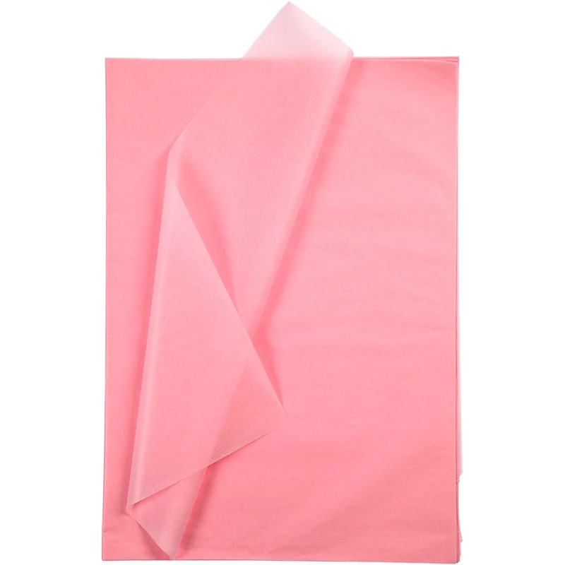 Silkespapper, ark 50x70 cm, 17 g, rosa, 25 ark/ 1 förp. [HOB-20813]