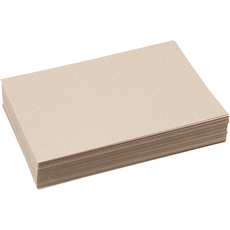 Återvunnen Kartong, A4, ark 210x297 mm, 225 g, grå brun, 125 ark/ 1 förp. [HOB-20514]