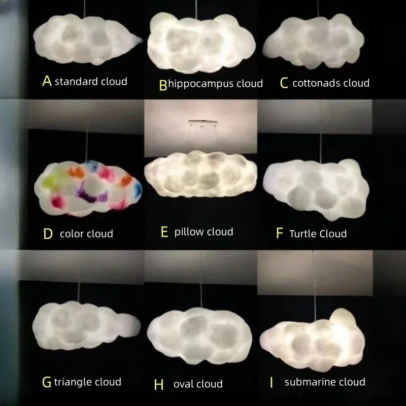 Cotton Cloud Creative House Lamp