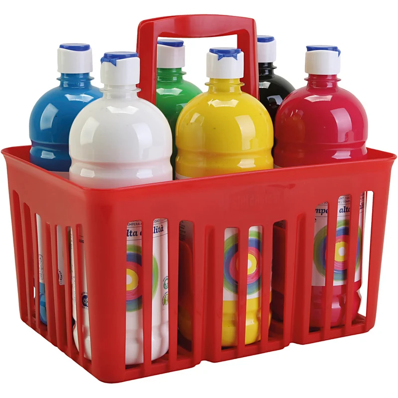 Temperafärg Matt, matt, mixade färger, 6x1000 ml/ 1 förp. [HOB-642198]