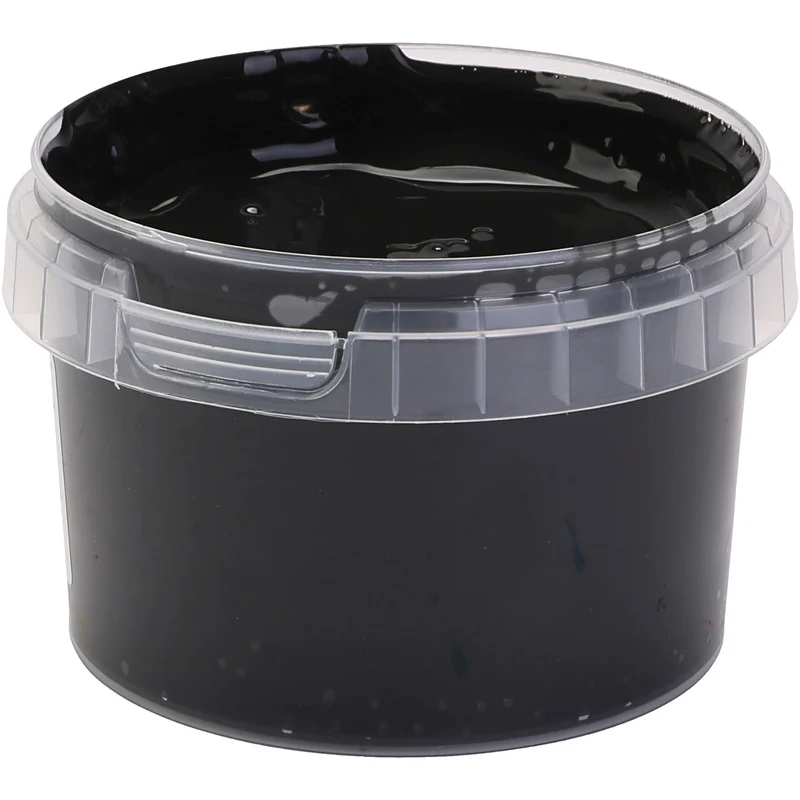 PRIMO Fingerfärg, svart, 250 ml/ 1 flaska [HOB-630184]