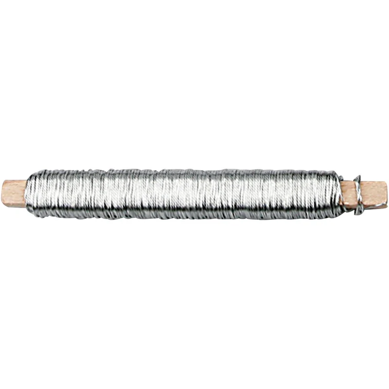 Spoltråd, tjocklek 0,6 mm, silver, 10x100 g, 10x50 m/ 1 förp. [HOB-51724]