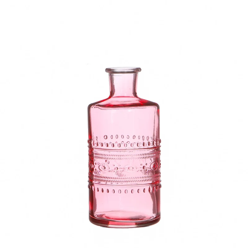 Blomstervas Porto Ø7,5 cm och 14,5 cm hög Rosa (12 st.) [IFS-29741]