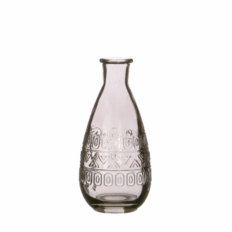 Blomstervas Rom Ø7,5 cm och 16 cm hög Grå (12 st.) [IFS-29736]