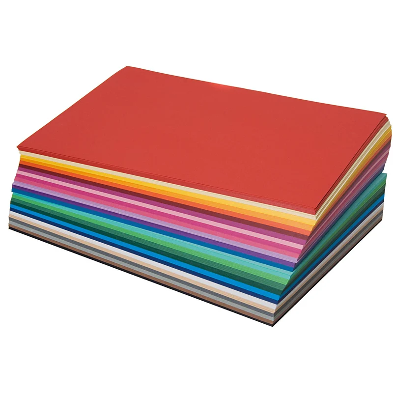 Tonpapper, A4, 130 g, 20x25 mix. ark, 500 ark/ 1 förp. [HOB-155000]