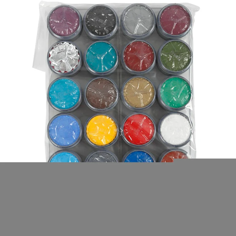 Grimas ansiktsfärg - sminkpalett, mixade färger, 24x15 ml/ 1 förp. [HOB-10924]