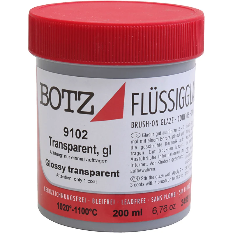 Glasyr till lera, transparent, 200 ml/ 1 burk [HOB-675992]