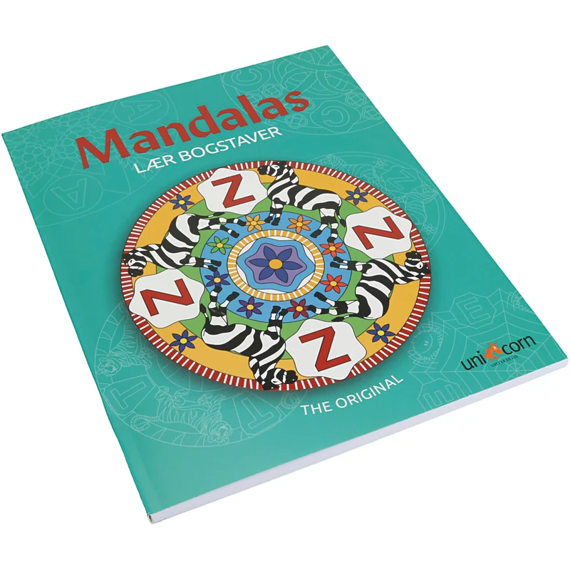 Mandalas målarböcker, Lär dig bokstäverna, 1 st. [HOB-600232]