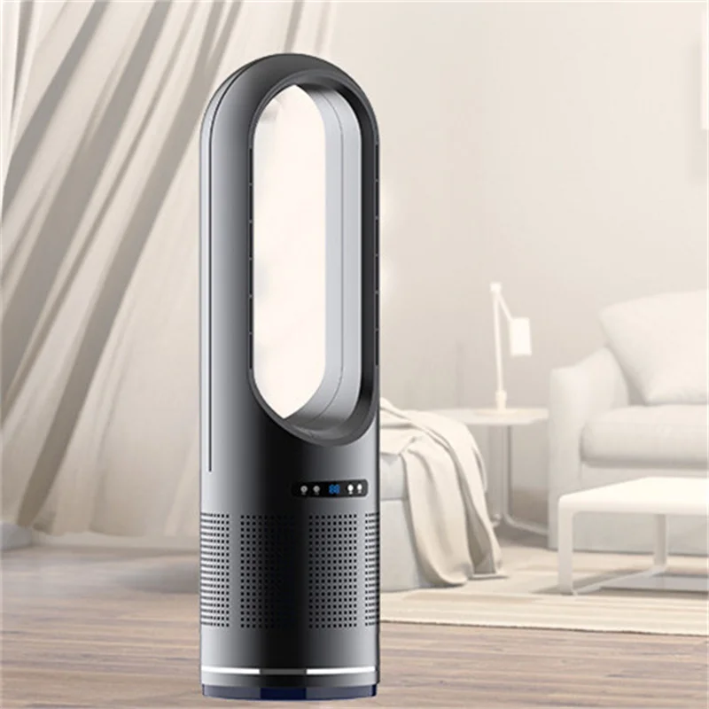 46-Inch Smart Standing Tower Fan – Hot & Cold Wind, Remote Control, Silent Air Circulator