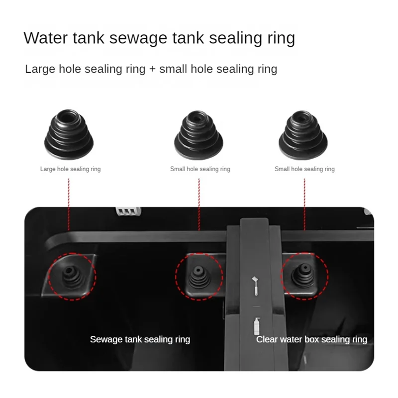 Sealing Ring for Ecovacs DEEBOT X1 / T10 / T20 / N9+ – Base Station Water Tank Replacement
