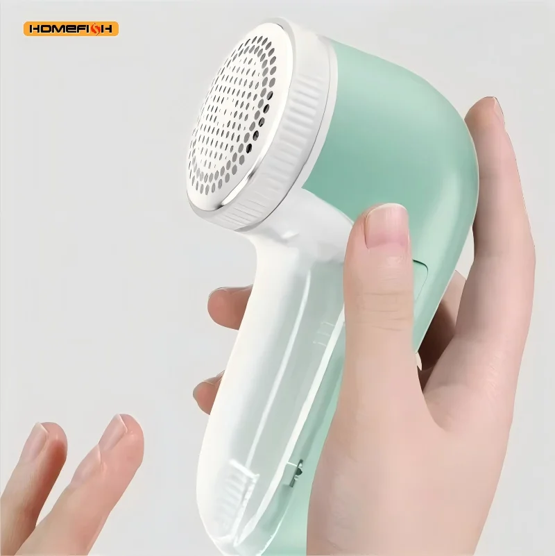 Electric Portable Fabric Lint Remover – Professional Clothes Shaver & Fuzz Trimmer with Brush