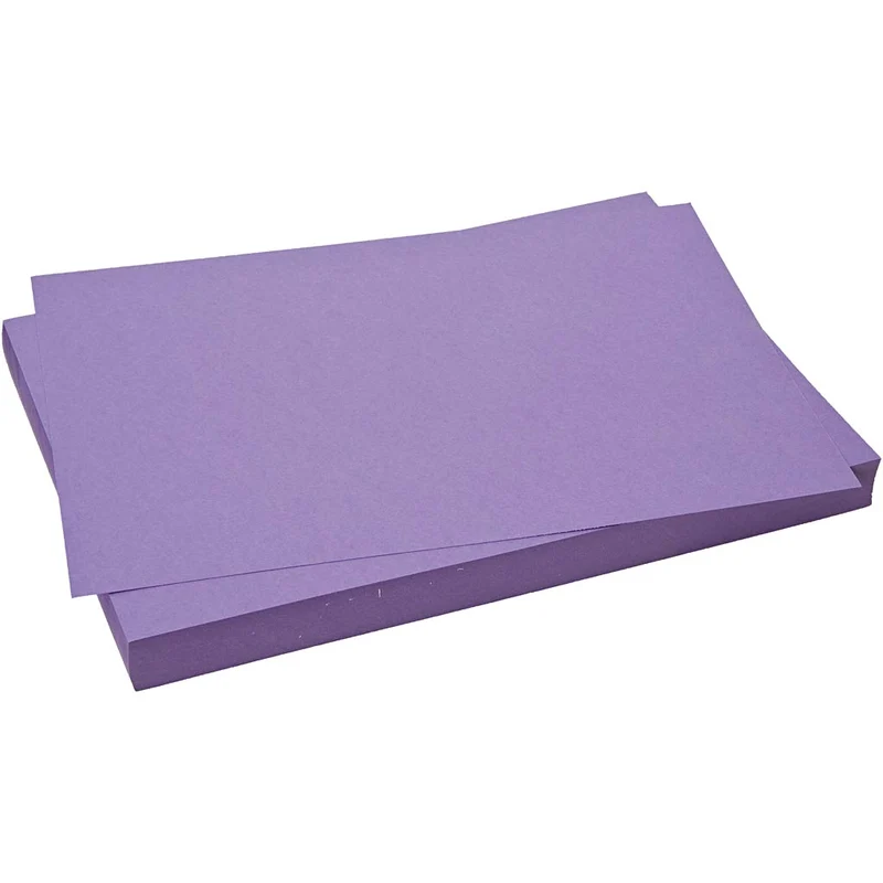 Kartong, ark 50x70 cm, 270 g, lila, 10 ark/ 1 förp. [HOB-540944]