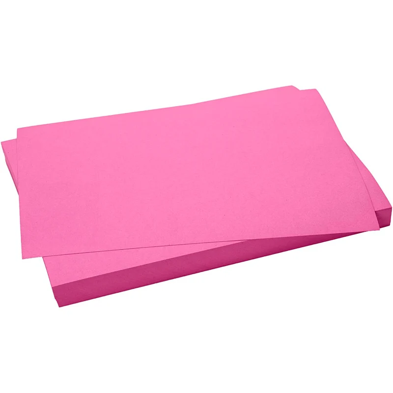 Kartong, ark 50x70 cm, 270 g, rosa, 10 ark/ 1 förp. [HOB-540942]