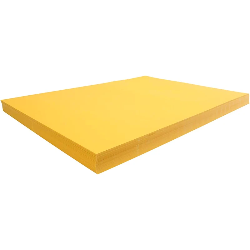 Kartong, ark 50x70 cm, 270 g, solgul, 100 ark/ 1 förp. [HOB-540414]