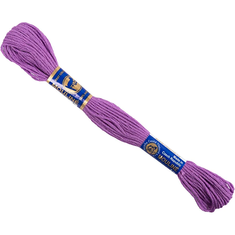 Broderigarn, lila, 8 m/ 1 bunt [HOB-447827]