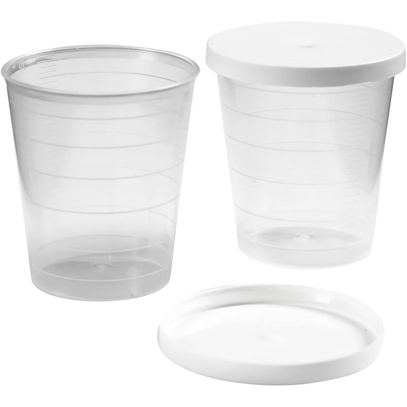 Bägare med lock, 30 ml, 75 st./ 1 förp. [HOB-13172]