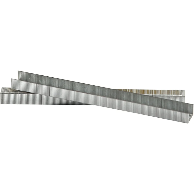 Häftklamrar, H: 8 mm, B: 10,5 mm, tjocklek 0,7 mm, grå, 1000 st./ 1 förp. [HOB-13075]
