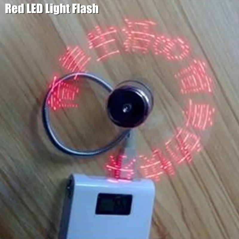 DIY USB LED Message Fan – Programmable Text Display, Colorful Light Show