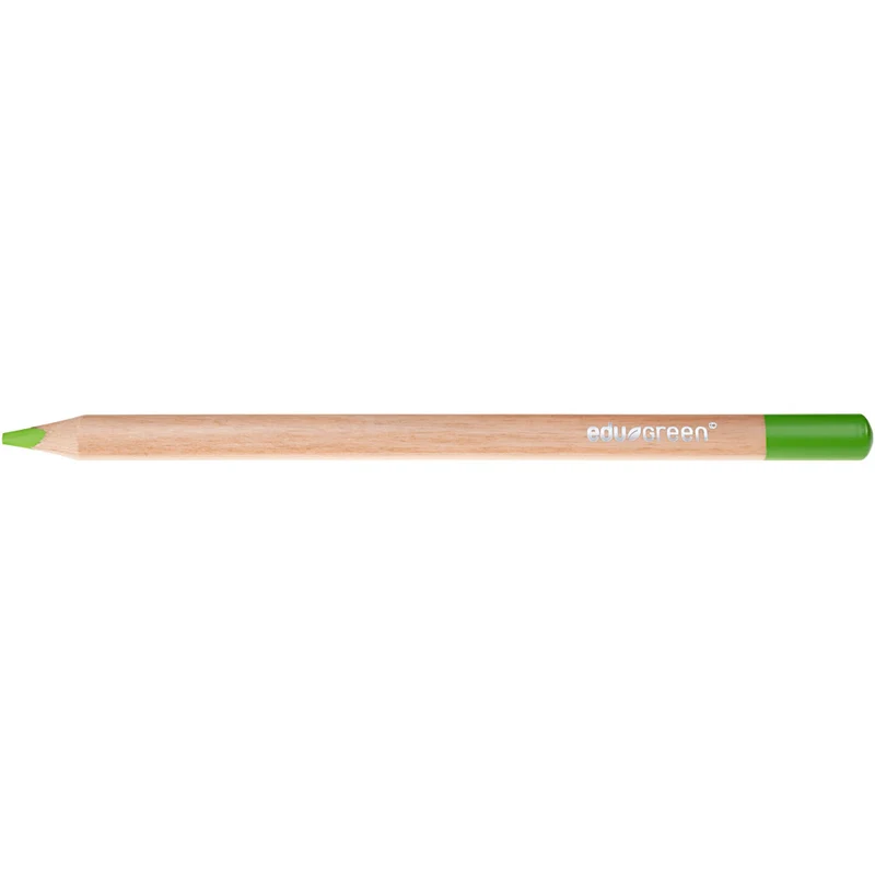 Edugreen Kraftiga Färgpennor, kärna 5 mm, ljusgrön, 10 st./ 1 förp. [HOB-408263]