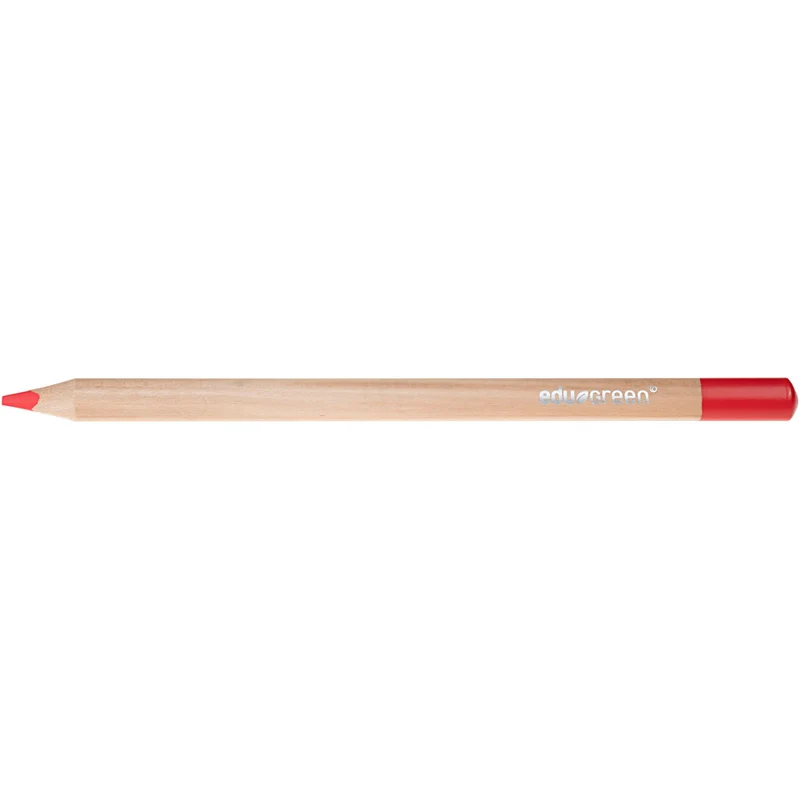 Edugreen Kraftiga Färgpennor, kärna 5 mm, röd, 10 st./ 1 förp. [HOB-408236]