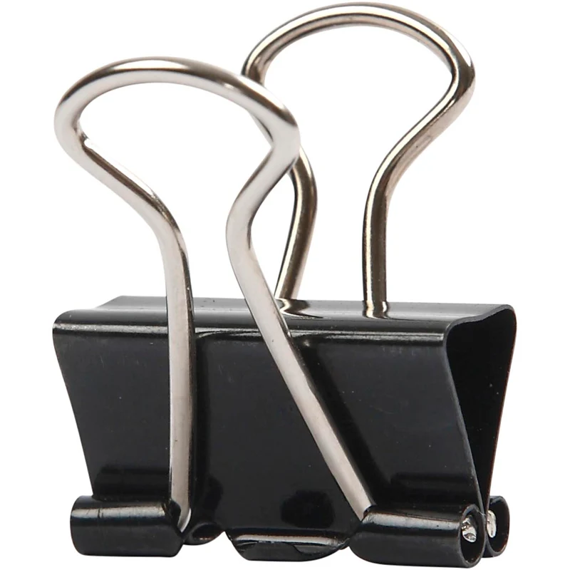 Clips, B: 19 mm, svart, 40 st./ 1 förp. [HOB-14208]