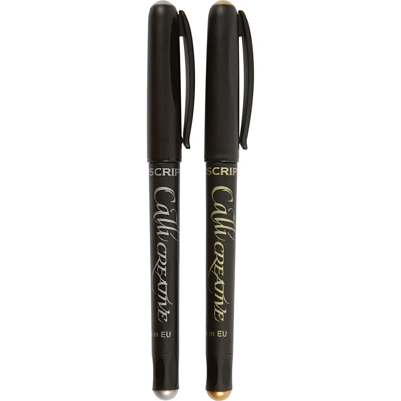 Kalligrafipennor, Tusch, tjocklek 2.4 mm, 2 st./ 1 förp. [HOB-14198]